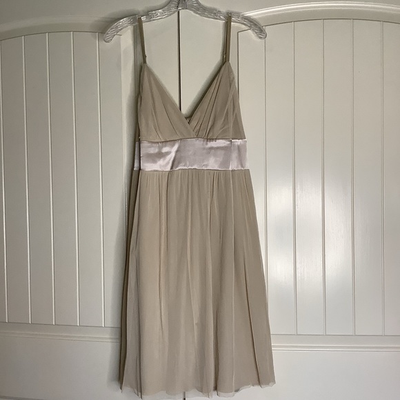 Necessary Objects Champagne Prom/Cocktail Dress Sz 2X - Picture 9 of 9